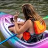 image:imagePerception Joyride 10  Sit Inside Kayak for Adults and Kids  Recreational and MultiWater Kayak with Selfie Slot  10Dapper