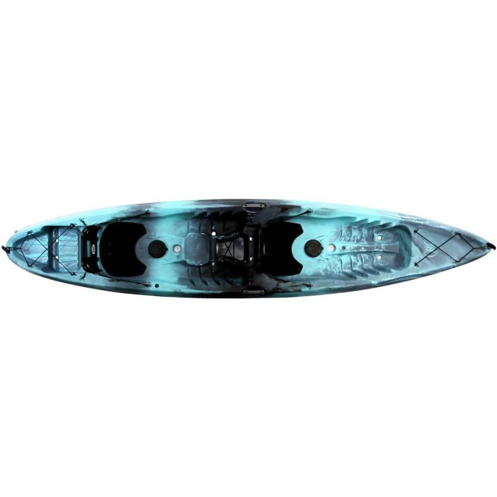 Perception Tribe Perception Tribe 13.5 Sit on Top Tandem Kayak for All-Around Fun Large ...