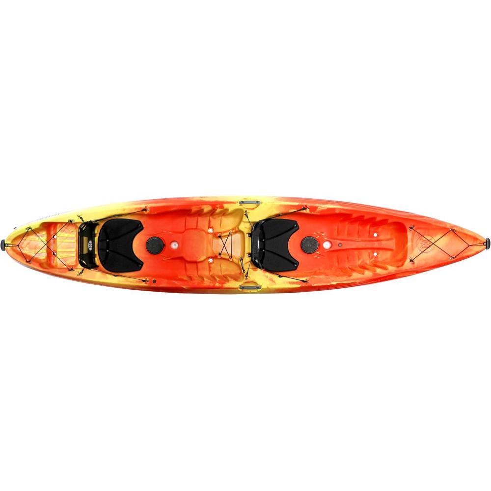 Perception Tribe 13.5 Sit on Top Tandem Kayak for All-Around Fun Large ...