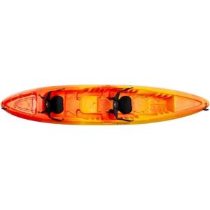 image:imagePerception Rambler  Sit on Top Tandem Kayak  Recreational Kayak for Two  Storage with Tie DownsSunset