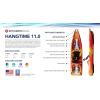 image:imagePerception Hangtime 11 Kayak  Recreational Kayak with Reclining Seat  Rear Seat for Lounging  11 ftSunset