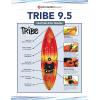 image:imagePerception Kayaks Tribe 95  Sit on Top Kayak  Recreational Kayak  9 5Sunset