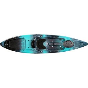 image:imagePerception Pescador 12  Sit on Top Fishing Kayak with Front Storage Well  Large Rear Storage and Dual Rod Holders  12Dapper