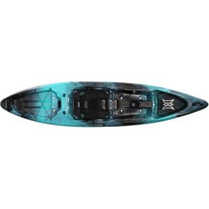 image:imagePerception Pescador Pro 12  Sit on Top Fishing Kayak with Adjustable Lawn Chair Seat  Large Front and Rear Storage  12Dapper