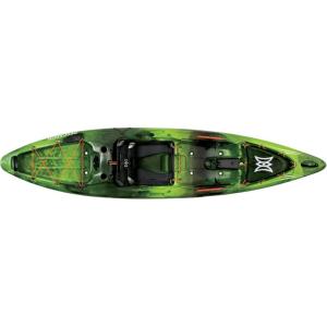 image:imagePerception Pescador Pro 12  Sit on Top Fishing Kayak with Adjustable Lawn Chair Seat  Large Front and Rear Storage  12MOSS CAMO