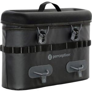 image:imagePerception Kayaks Saddle Bag  Tackle Storage System for Outlaw Kayak  Holds Two 3600 Plano Boxes  Splash Resistant  Zipper Top  Black