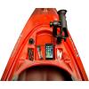 image:imagePerception Sound 105  Sit Inside Kayak for Fishing and Fun  Two Rod Holders  Large Rear StorageDapper