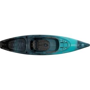image:imagePerception Sound 105  Sit Inside Kayak for Fishing and Fun  Two Rod Holders  Large Rear StorageDapper