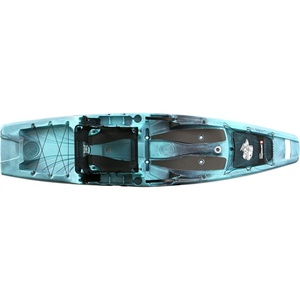 image:imagePerception Kayaks Outlaw 115  Sit on Top Fishing Kayak  Fold Away Lawn Chair Seat  4 Rod Holders  Integrated Tackle Trays  11 6Dapper